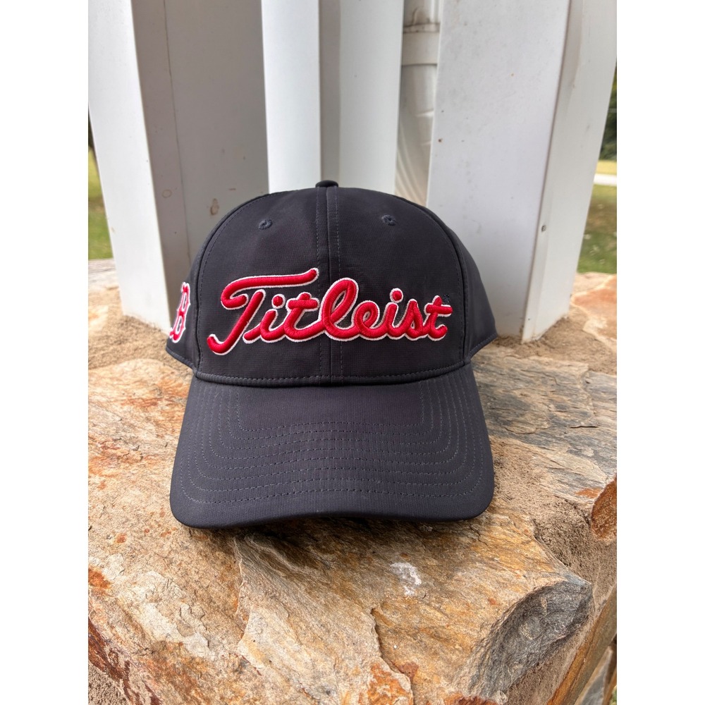Titleist x 47 Boston Red Sox Golf Hat Navy Blue Snapback Performance Cap OSFA